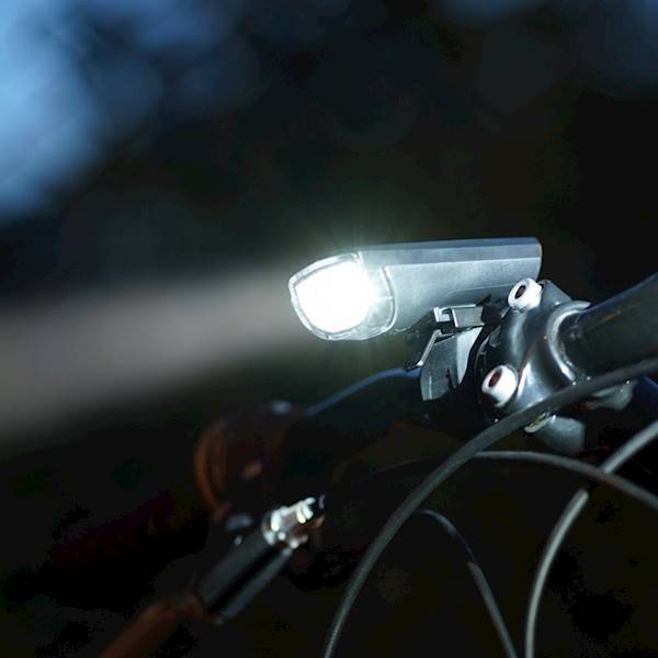 Tiross lampa rowerowa przód TS-2214 2xAA 1W 70lm