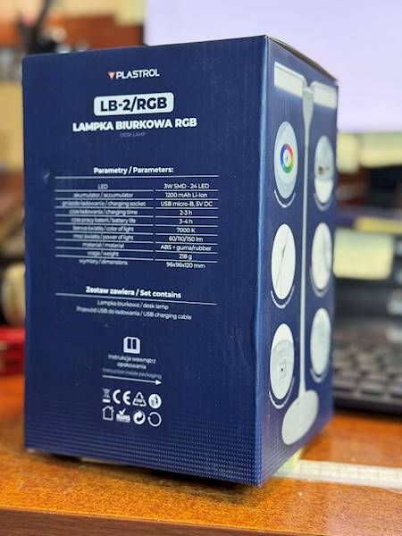 Wajm lampka biurkowa RGB 3W LB-2/RGB