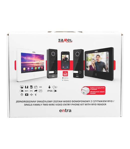 Zamel 7 calowy Videodomofon VP-209ICSPB-B