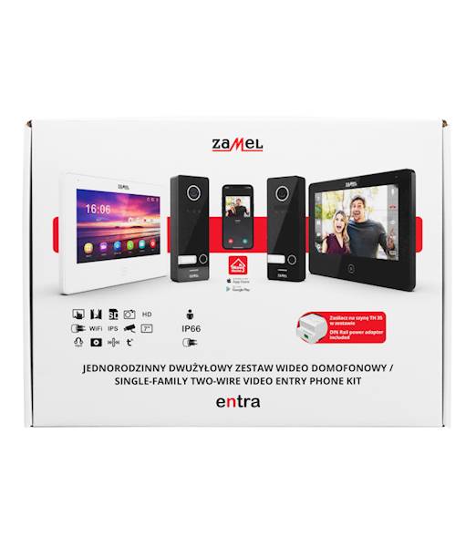 Zamel 7 calowy Videodomofon VP-209SB-B 