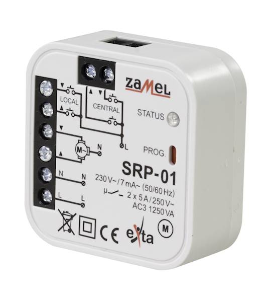 Zamel sterownik rolet dopuszkowy SRP-01 *