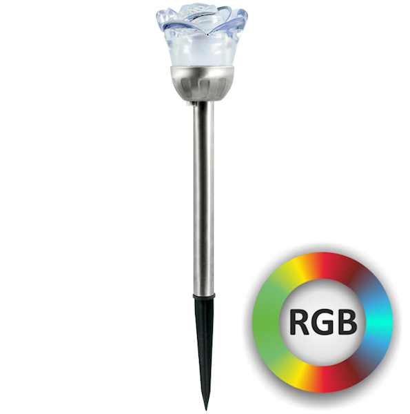 Polux Lampa solarna ROSE RGB a20 
