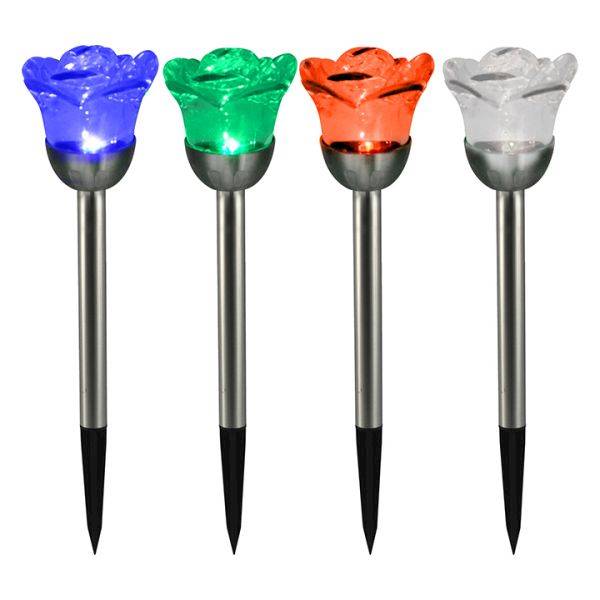 Polux Lampa solarna ROSE RGB a20 