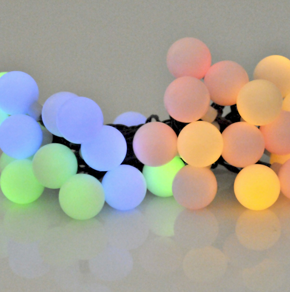 Polux Girlanda solarna PARTY Milky 30LED 