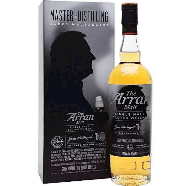 ARRAN 2007 JAMES MACTAGGART 54,2% 0,70L