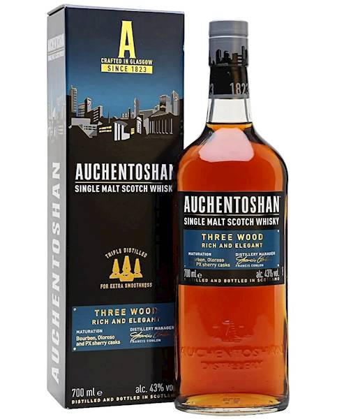 AUCHENTOSHAN THREE WOOD 43% 0,7L