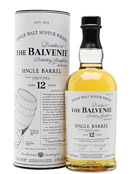 BALVENIE 12-LETNI SINGLE BARREL FIRST FILL 47,8% 0,70L