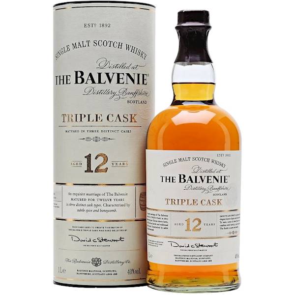 BALVENIE 12-LETNI TRIPLE CASK 40% 1L