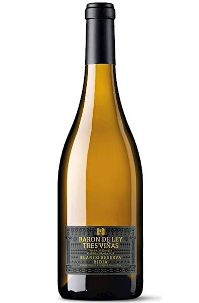 BARON DE LEY TRES VINAS BLANCO RESERVA 0,75L