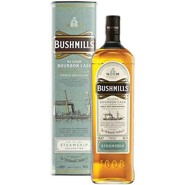 BUSHMILLS BOURBON CASK RESERVE STEAMSHIP COLLECTION 40% 1L