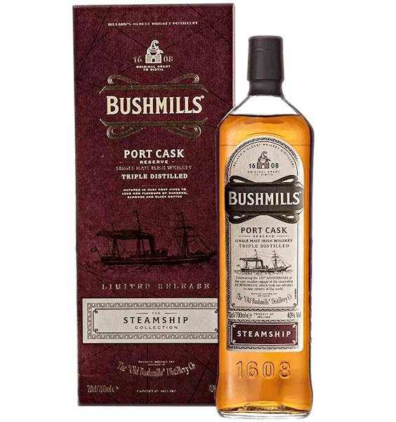 BUSHMILLS PORT CASK RESERVE STEAMSHIP COLLECTION 40% 0,70L