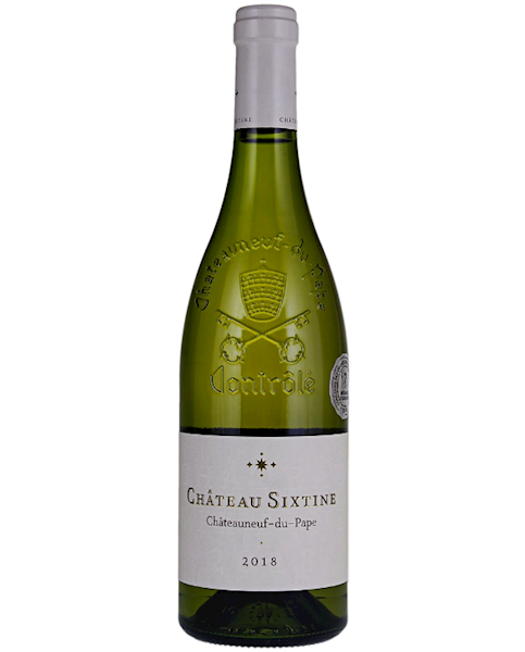 CHATEAU SIXTINE CHATEAUNEUF DU PAPE BLANC 0,75L