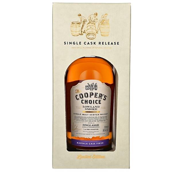 COOPERS CHOICE LOWLAND SMOKE FINGLASSIE MARSALA CASK FINISH 54% 0,70L