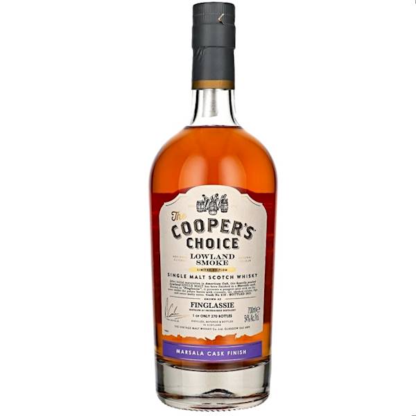 COOPERS CHOICE LOWLAND SMOKE FINGLASSIE MARSALA CASK FINISH 54% 0,70L