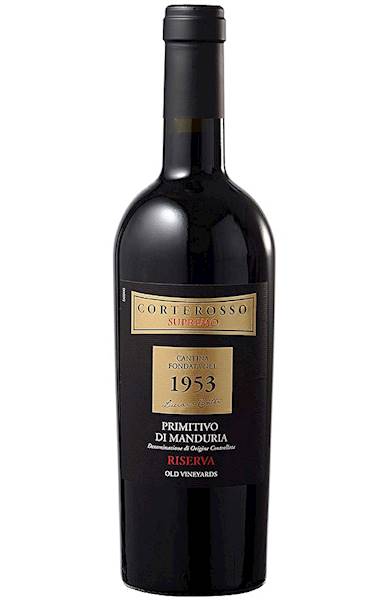 CORTEROSSO PRIMITIVO DI MANDURIA RISERVA 0,75L
