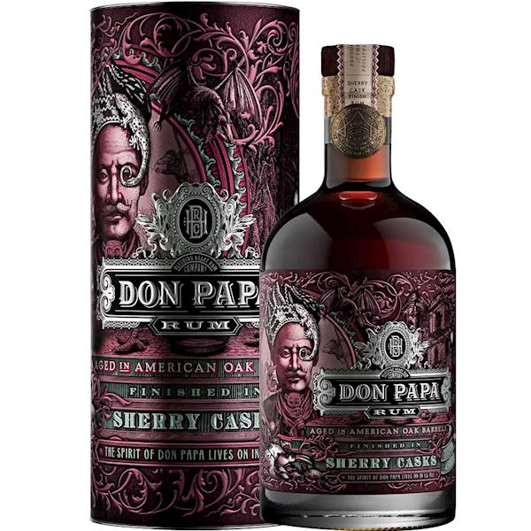 DON PAPA SHERRY CASKS RUM 45% 0,70L