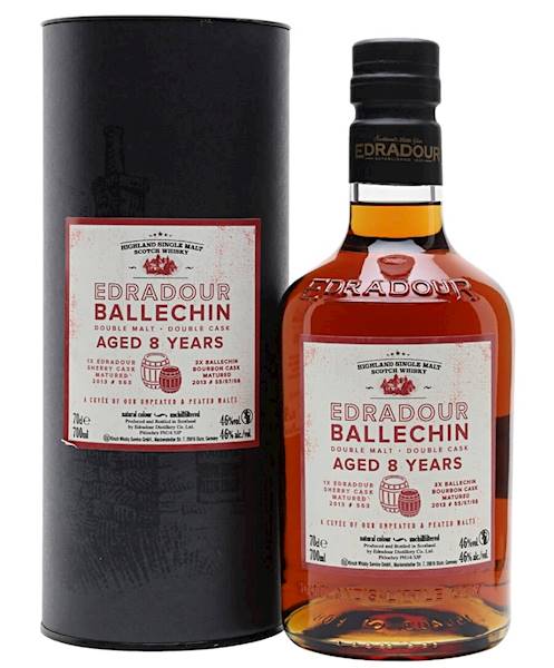 EDRADOUR BALLECHIN DOUBLE MALT 8-LETNI 46% 0,70L