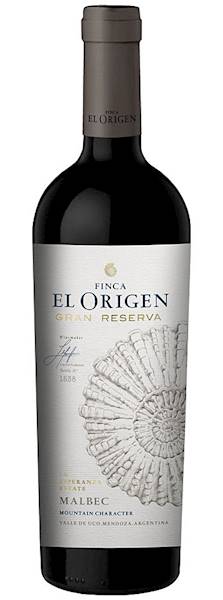 FINCA EL ORIGEN GRAN RESERVA MALBEC 0,75L