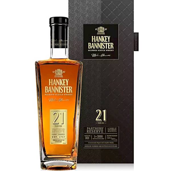 HANKEY BANNISTER 21-LETNI 40% 0,70L