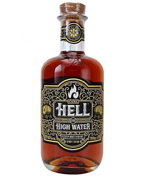 HELL OR HIGH WATER RESERVA HONEY & ORANGE 40% 0,70L