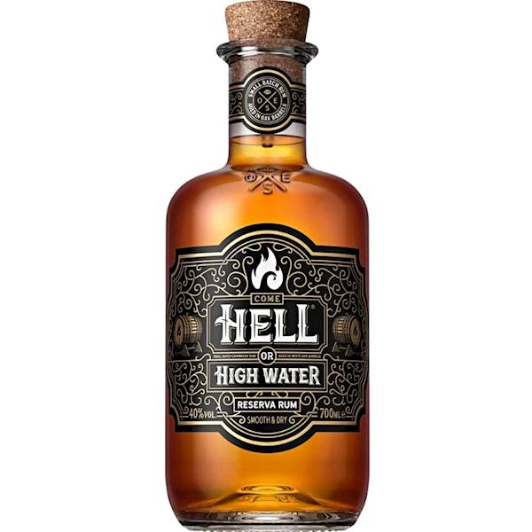 HELL OR HIGH WATER RESERVA RUM 40% 0,70L