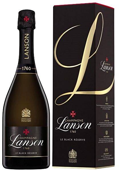 LANSON LE BLACK RESERVE BRUT 0,75L