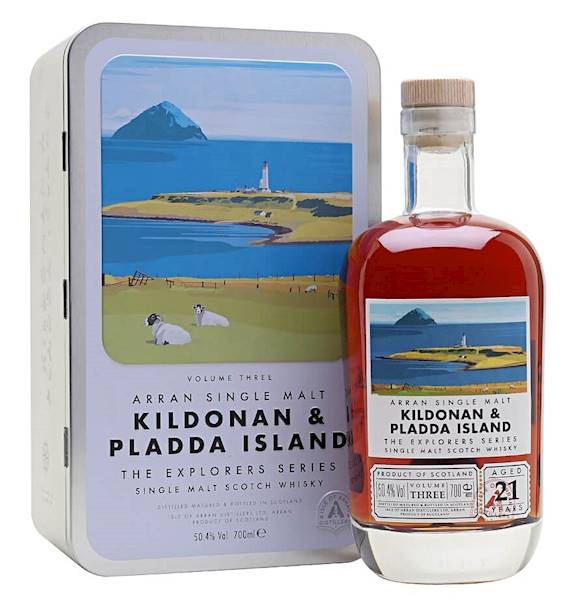 ARRAN 21-LETNI KILDONAN & PLADDA ISLAND 50,4% 0,70L