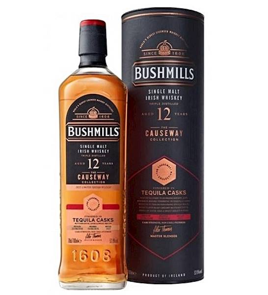 BUSHMILLS 12-LETNI TEQUILA CASKS 52,8% 0,70L