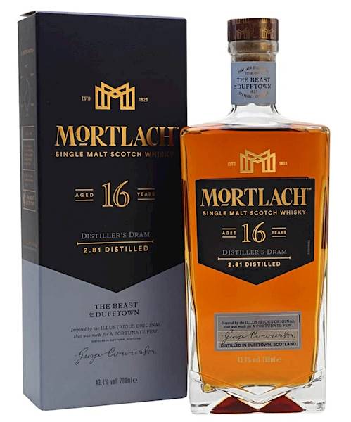 MORTLACH 16-LETNI DISTILLER'S DRAM 43,4% 0,70L