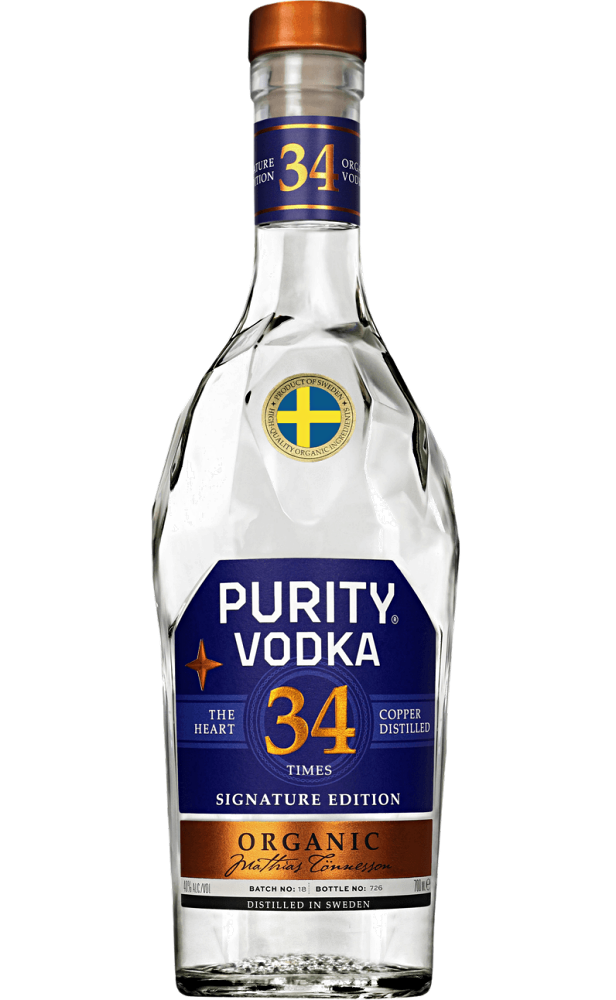 PURITY 34 ORGANIC VODKA 40% 0,70L