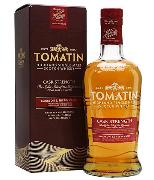 TOMATIN CASK STRENGTH BOURBON & SHERRY CASKS 57,5% 0,70L