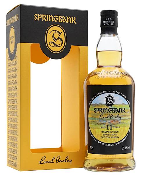 SPRINGBANK 11-LETNI LOCAL BARLEY 55,1% 0,70L