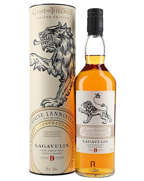 LAGAVULIN 9-LETNI GAME OF THRONES HOUSE LANNISTER 46% 0,70L
