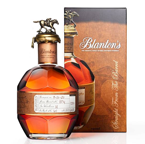 ウイスキー Blanton's Single Barrel Bourbon 750 ML Blanton's Single Barrel Bourbon Black Label 40% 0,75l