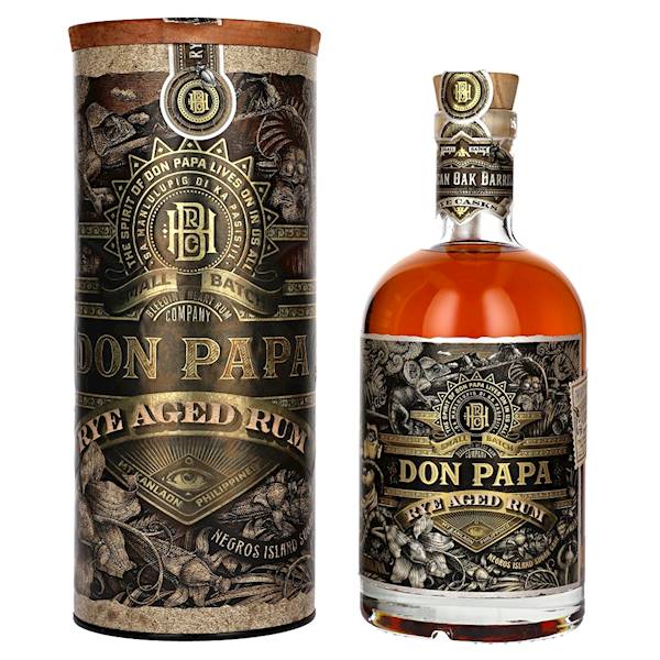 DON PAPA RYE AGED RUM 45% 0,70L