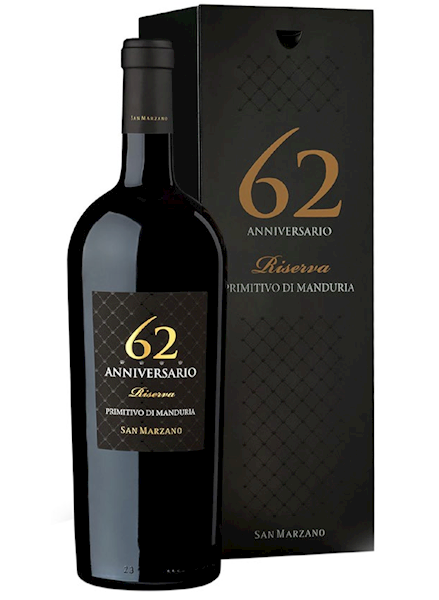 SAN MARZANO 62 ANNIVERSARIO RISERVA PRIMITIVO DI MANDURIA 1,50L
