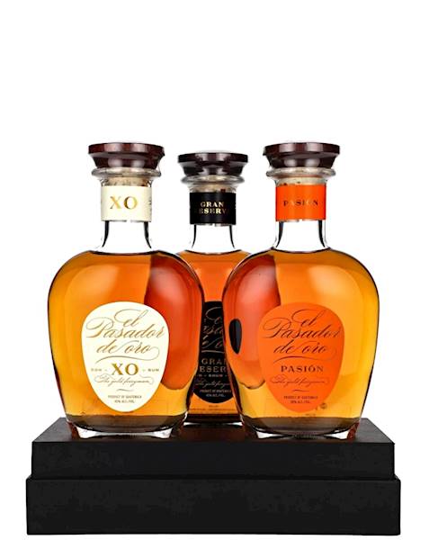 EL PASADOR DE ORO RUM SET 40% 0,60L