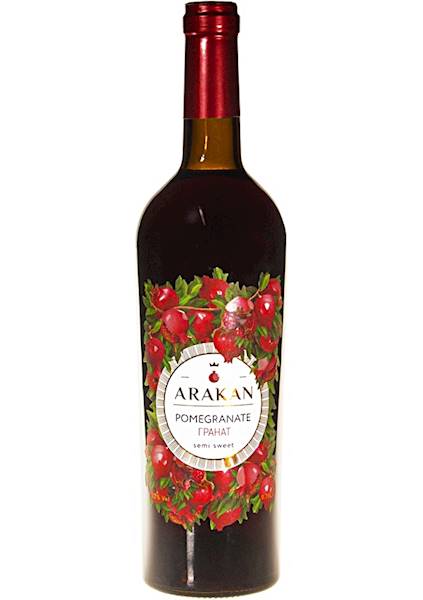 ARAKAN POMEGRANATE RED SEMI-SWEET 0,75L