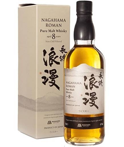 NAGAHAMA ROMAN 8-LETNI PURE MALT 47% 0,70L