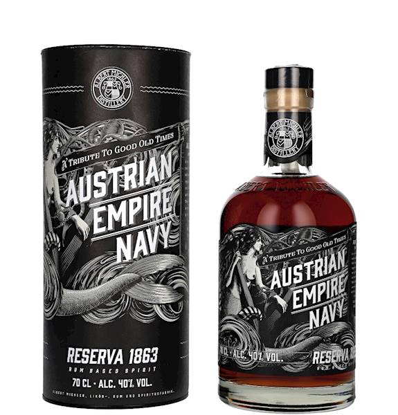 AUSTRIAN EMPIRE NAVY RESERVA 1863 RUM 40% 0,70L