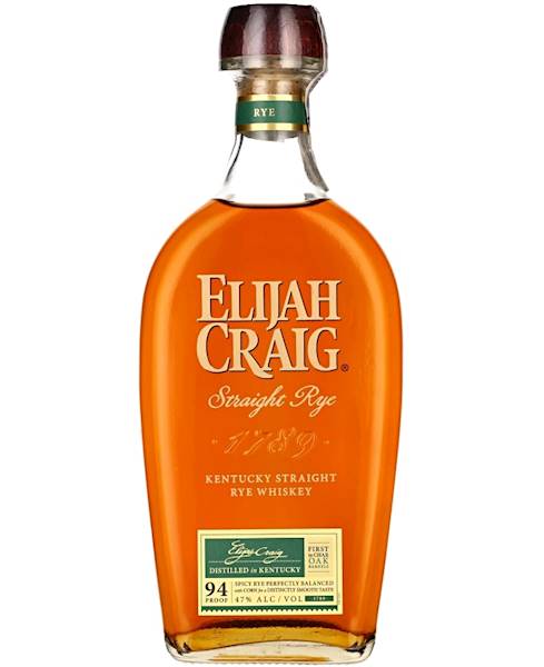 ELIJAH CRAIG STRAIGHT RYE WHISKEY 47% 0,70L
