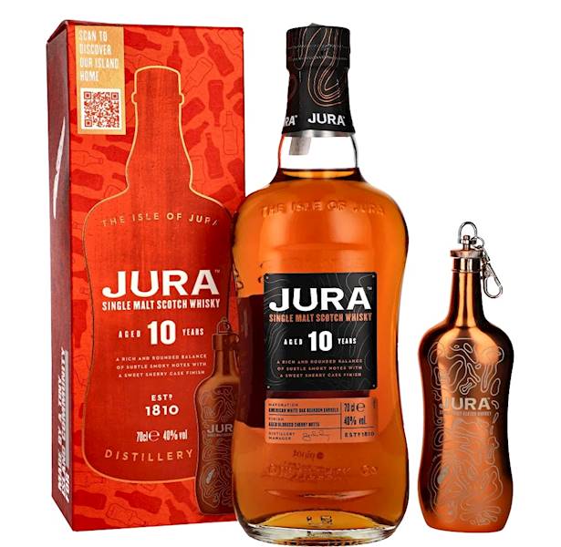 JURA 10-LETNIA 40% 0,70L + PIERSIÓWKA