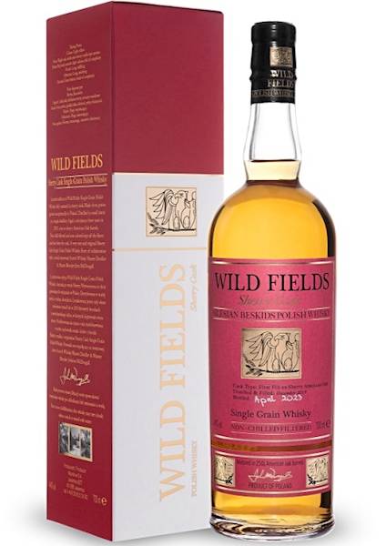 WILD FIELDS SHERRY CASK SINGLE GRAIN POLISH WHISKY 44% 0,70L