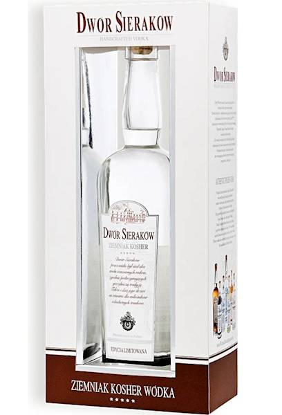DWÓR SIERAKÓW ZIEMNIAK KOSHER 40% 0,70L W PUDEŁKU