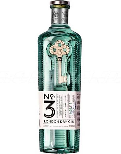 No.3 LONDON DRY GIN 46% 0,70L