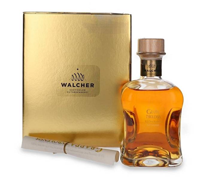WALCHER GRAPPA TYROLENSIS 40% 0,50L