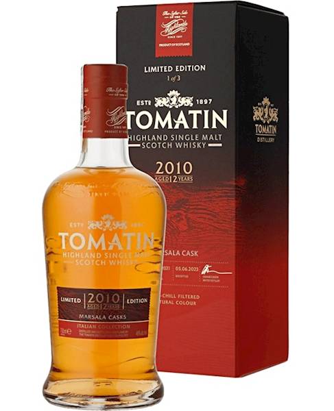 TOMATIN 12-LETNI ITALIAN COLLECTION MARSALA CASK 46% 0,70L