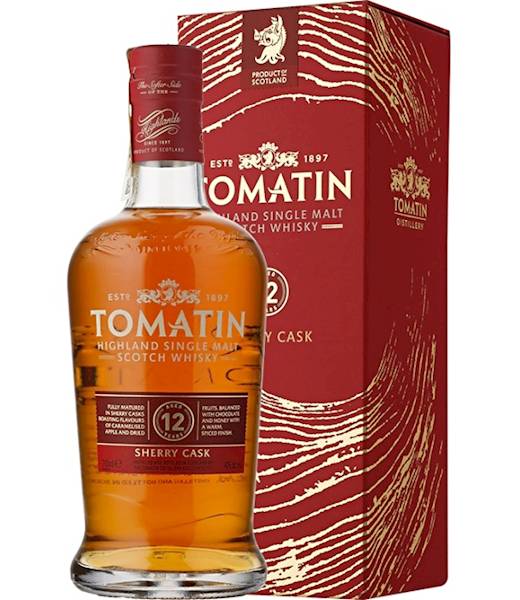 TOMATIN 12-LETNI SHERRY CASKS 40% 0,70L