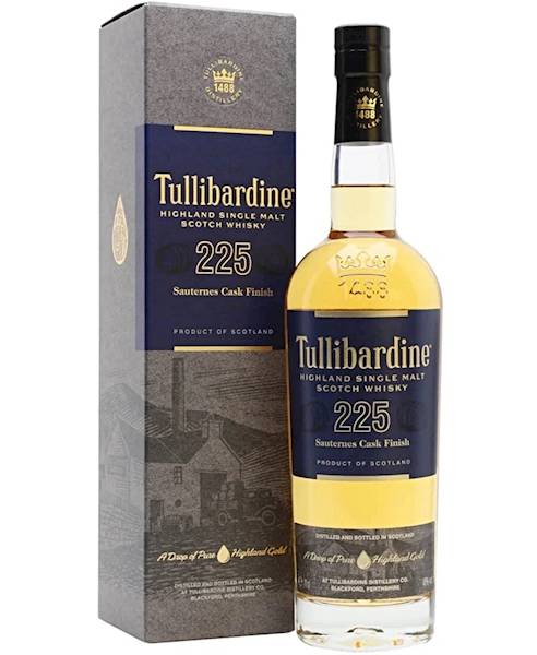 TULLIBARDINE 225 SAUTERNES CASK FINISH 43% 0,70L