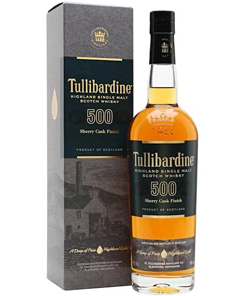 TULLIBARDINE 500 SHERRY CASK FINISH 43% 0,70L